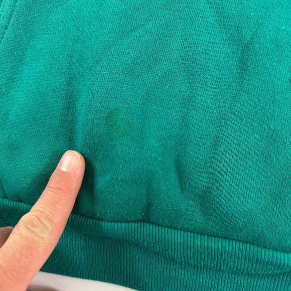 University of Hawaii Women's Small Rainbow Logo Hoodie Sweatshirt Green Pullover - Picture 3 of 9